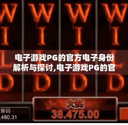 电子游戏PG的官方电子身份解析与探讨,电子游戏PG的官方电子身份解析与探讨，从标签到责任的边界